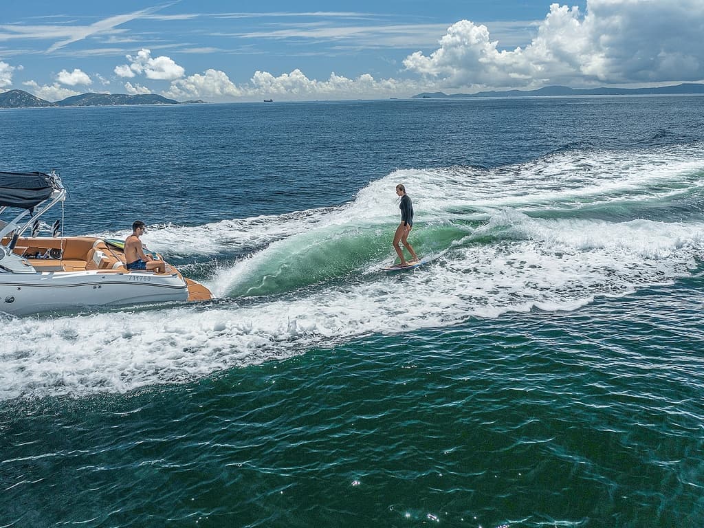 Aztron Space rider wavesurf bamboo wood 55 - vista 10