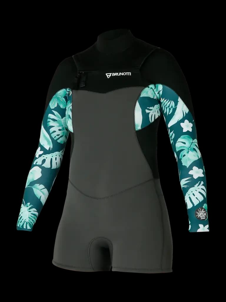 Brunotti Glow 2 mm longarm shorty woman wetsuits